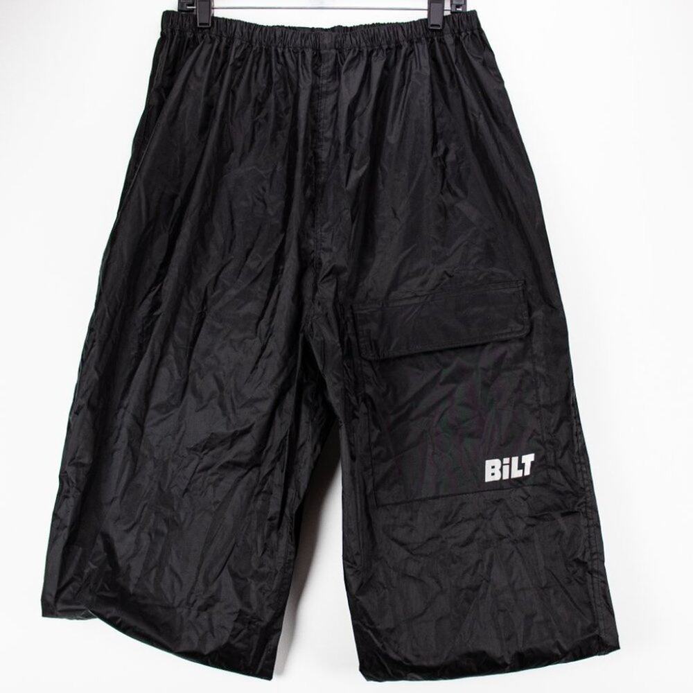 Bilt Men's Waterproof Motorcycle Overpant's 4XL Black Poly BLW 8 Unlined